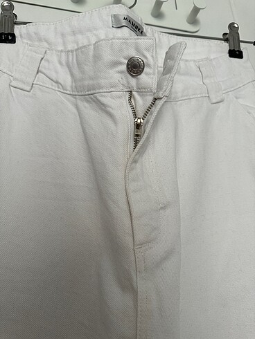 Zara beyaz kot pantolon