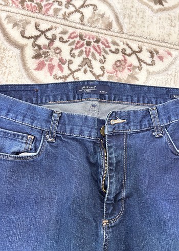 Erkek Lacivert Regular Fit Kot Pantolon - Görsel 4