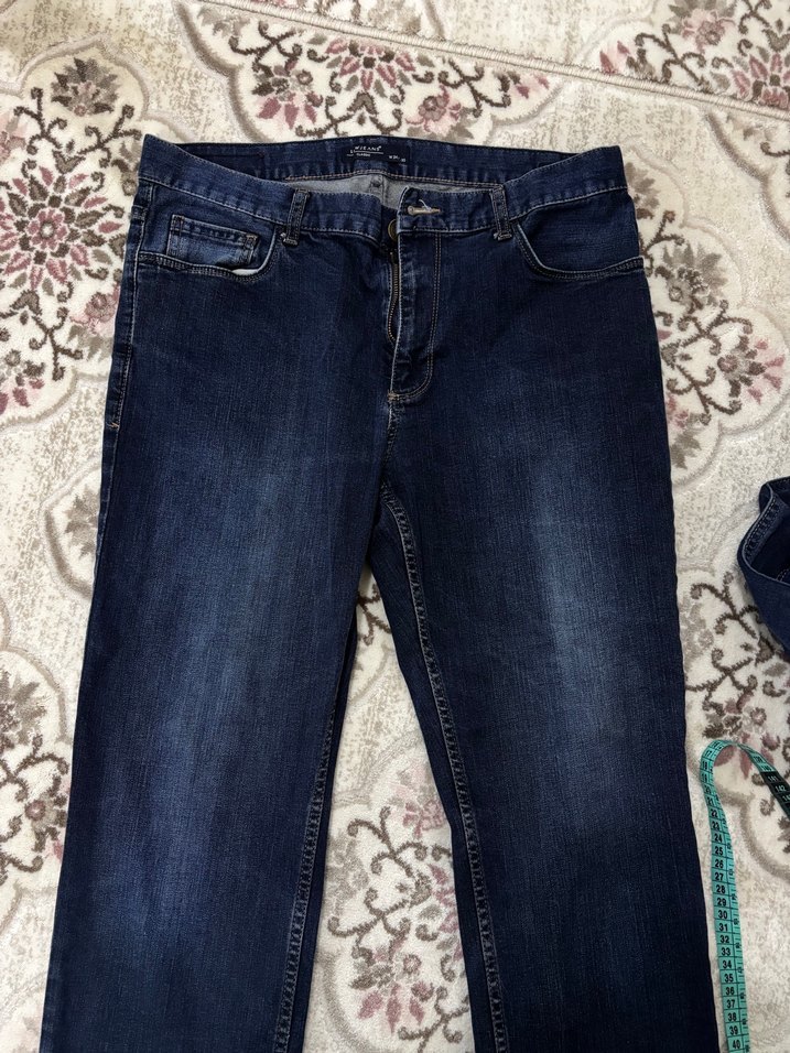 Erkek Lacivert Regular Fit Kot Pantolon - Görsel 2