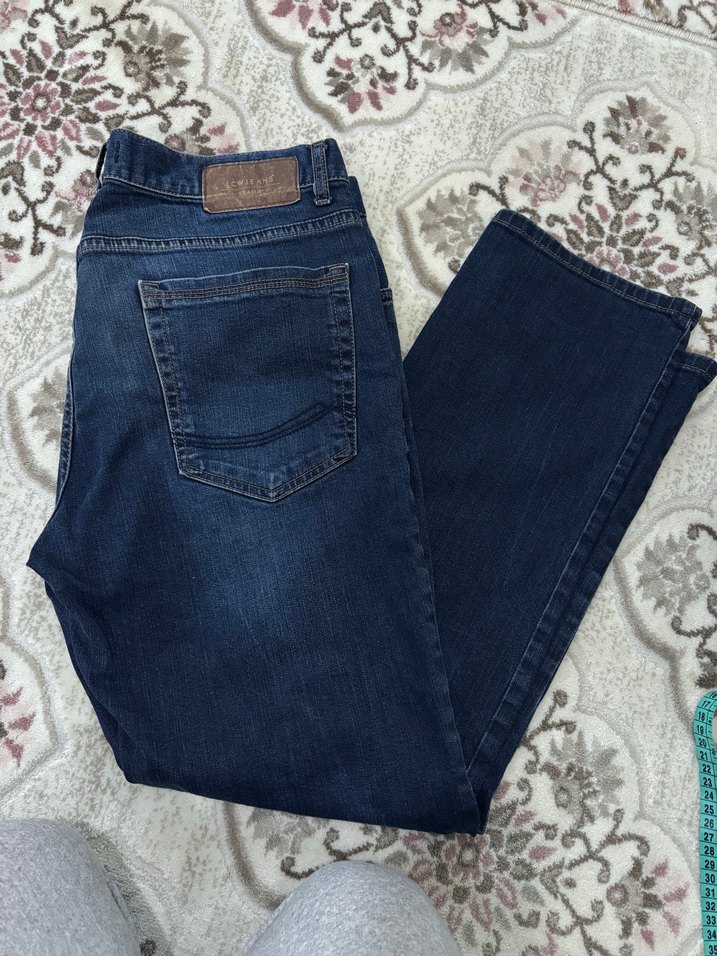 Erkek Lacivert Regular Fit Kot Pantolon - Görsel 3