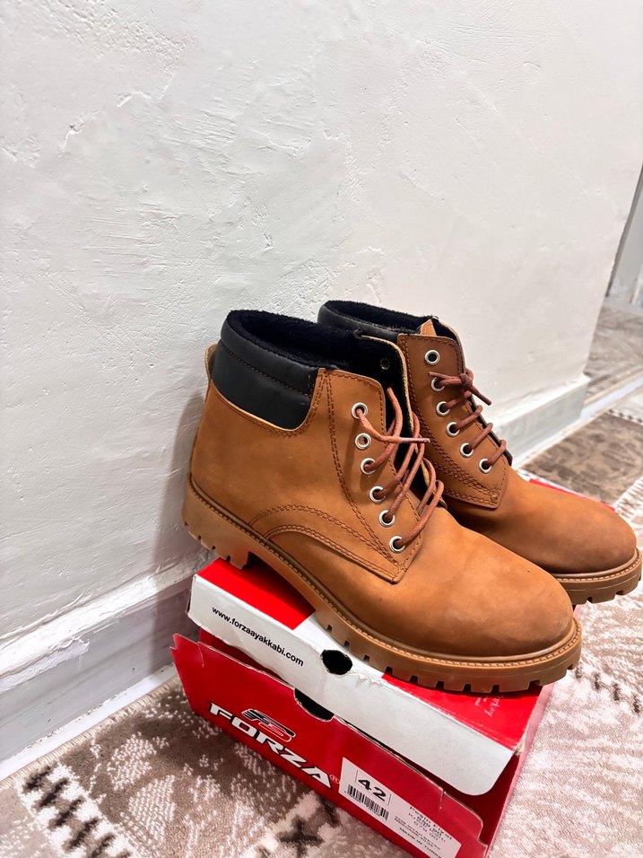 Kahverengi Süet Erkek Botları - Görsel 4