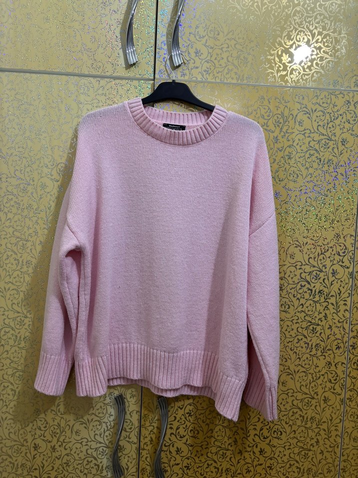 Madmex Pinterest Pembe  Kadın Triko Sweatshirt - Görsel 2