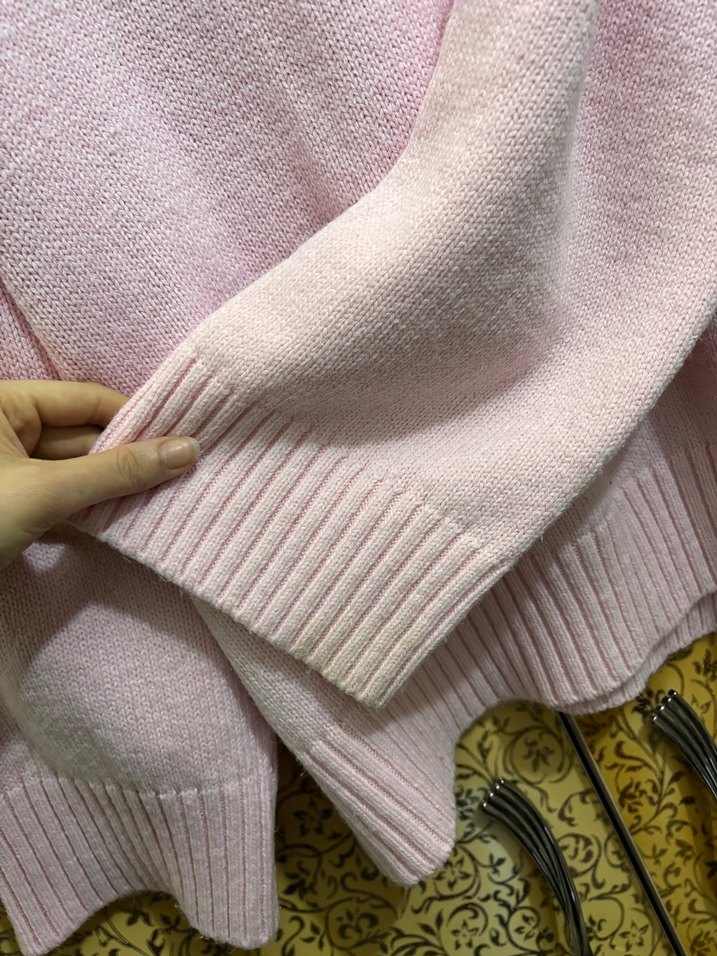 Madmex Pinterest Pembe  Kadın Triko Sweatshirt - Görsel 4