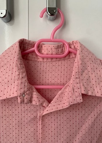 Pembe Kız Çocuk Gömlek - Görsel 3