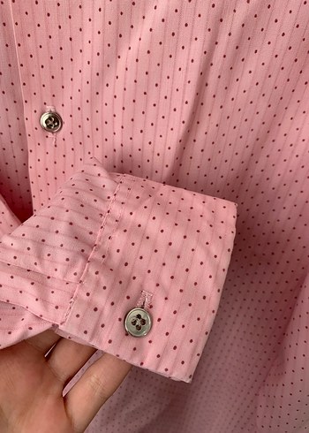 Pembe Kız Çocuk Gömlek - Görsel 4