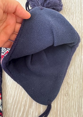 Nakışlı Çok Renkli Erkek Bere ve Atkı Seti - Görsel 4