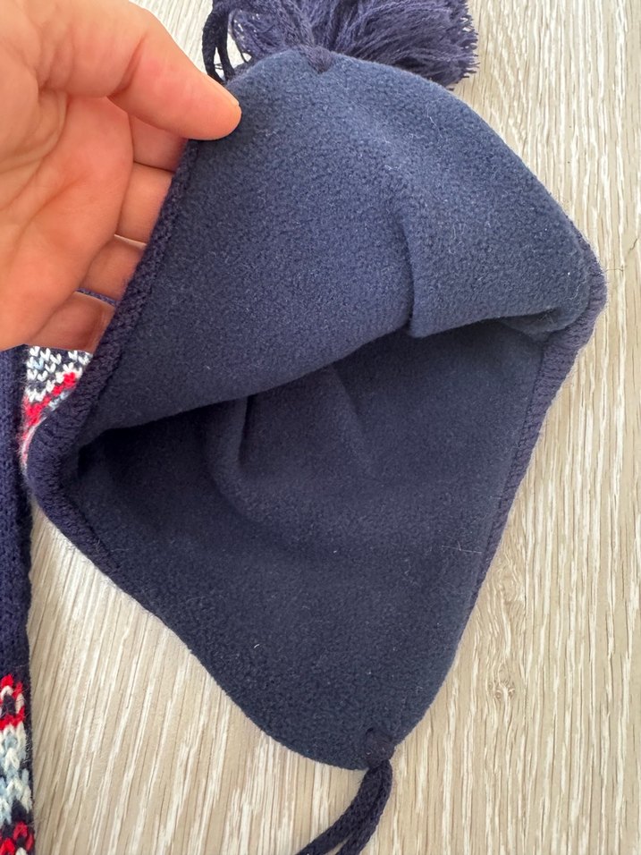 Nakışlı Çok Renkli Erkek Bere ve Atkı Seti - Görsel 4