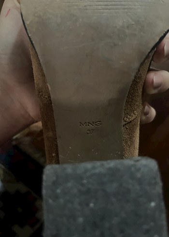 Kahverengi Süet Kadın Dizüstü Bot - Görsel 2