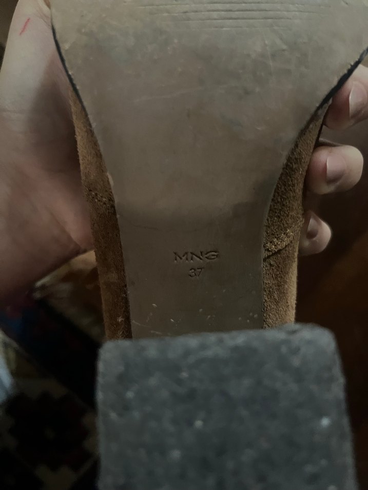 Kahverengi Süet Kadın Dizüstü Bot - Görsel 2