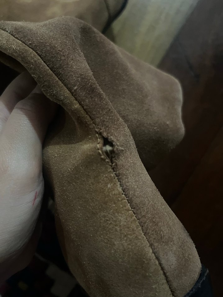 Kahverengi Süet Kadın Dizüstü Bot - Görsel 4