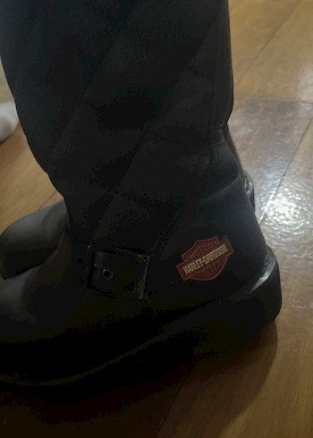 harley davidson kadın siyah çizme - Görsel 4