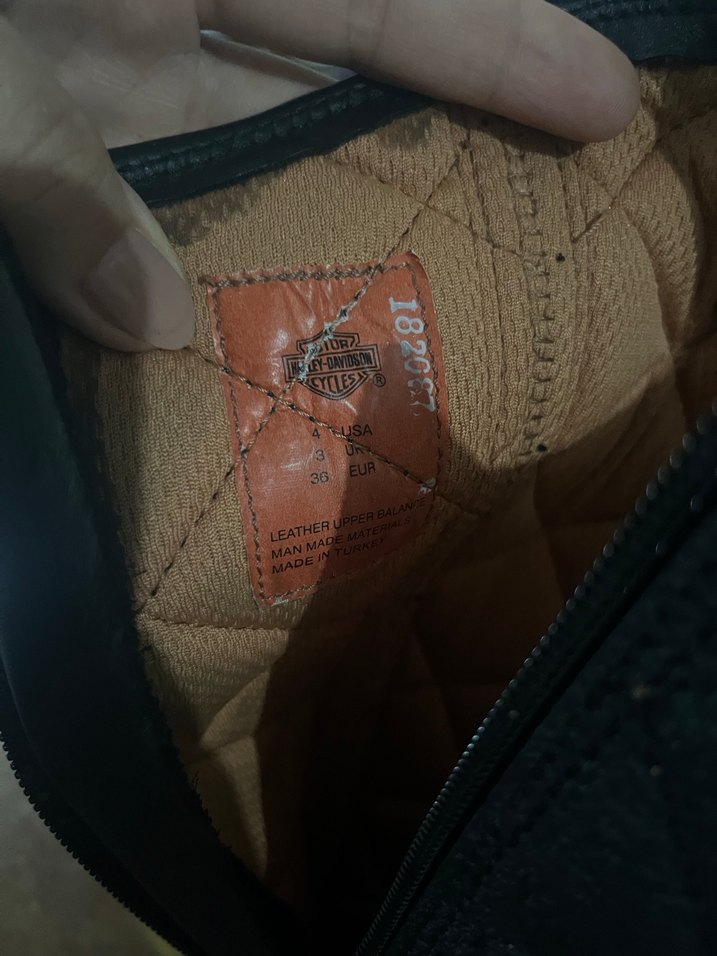 harley davidson kadın siyah çizme - Görsel 5