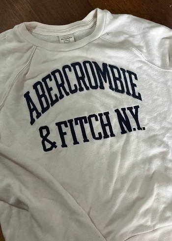 Abercrombie & Fitch Beyaz Kadin Sweatshirt
