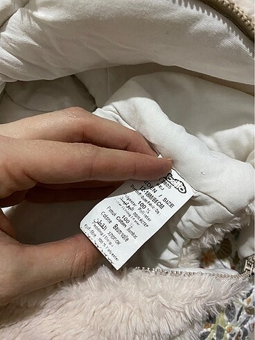 12-18 Ay Beden ten rengi Renk Kız bebek kürk