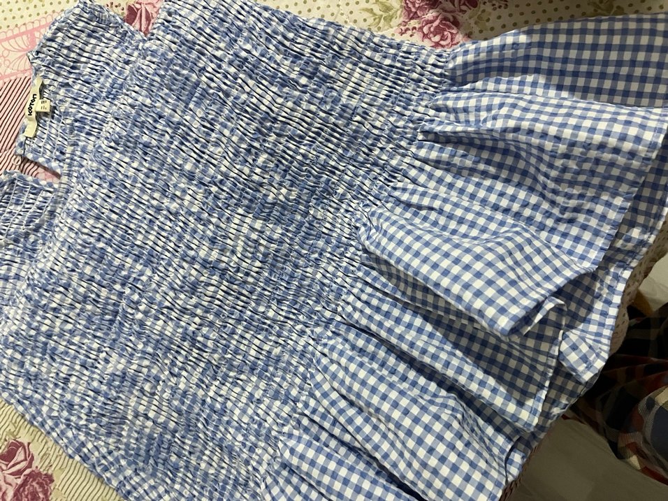 Mavi Fırfırlı düğün için almıştım 1kere giymişimdir en az - Görsel 3