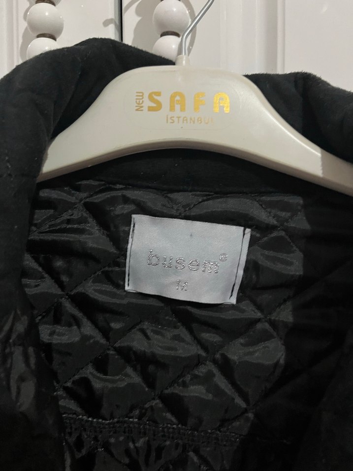 Düğmeli Siyah Street Wear Kadın Ceket - Görsel 2