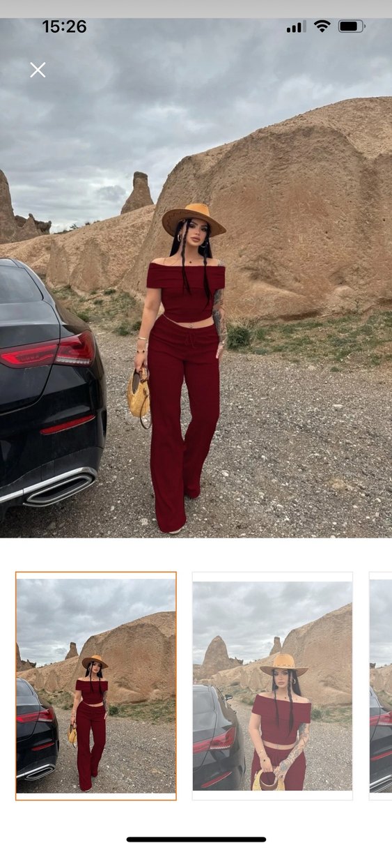 Bordo Renkli takım - Görsel 3