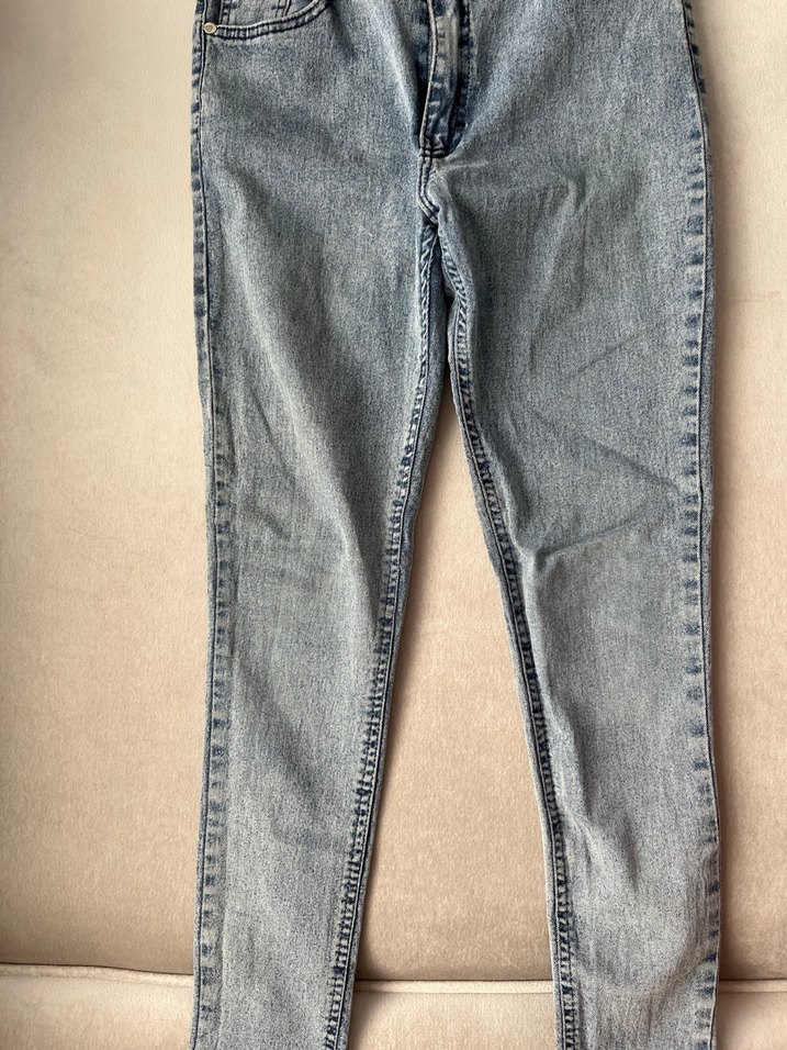 Gri Regular Fit Kadın Denim Pantolon - Görsel 2