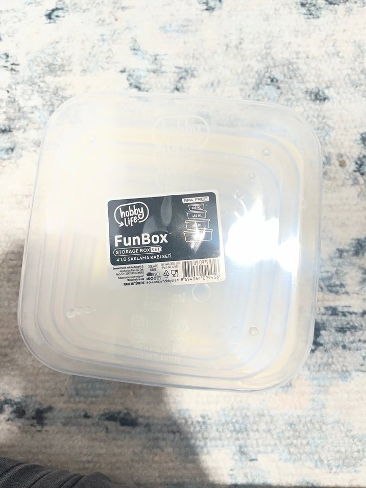 Pastel Mor Kahvaltı Temalı Pudra Kutusu - Görsel 3