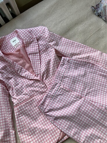 Koton pembe blazer & pantolon takım
