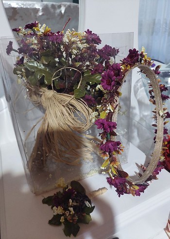 Renkli Mor Çiçekli gelin çiçeği - Görsel 4