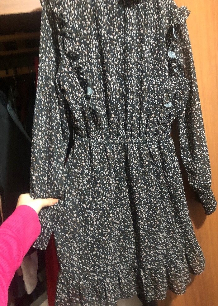 Şifon elbise - Görsel 3