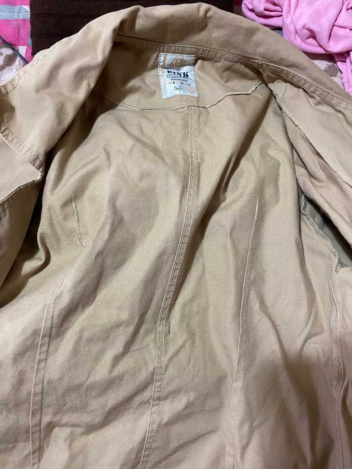 Bej Kemerli Midi Kadın Trençkot - Görsel 2