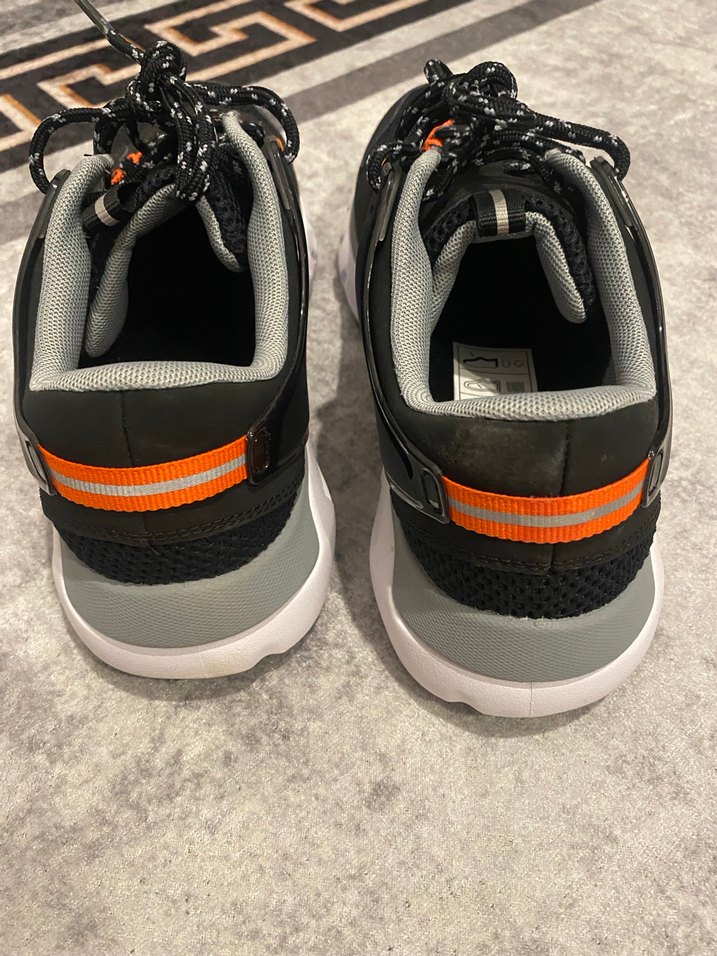 Erkek Siyah Spor Ayakkabı Bağcıkları - Görsel 3