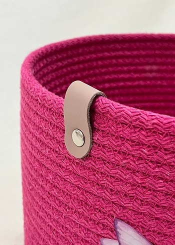 Pembe Renkli Çocuk Sepeti - Görsel 2