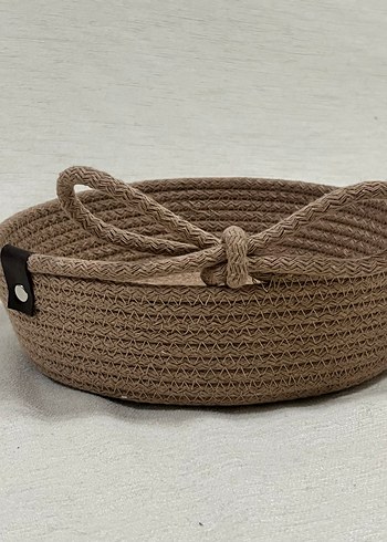 Açık Kahverengi Bohem Sepet - Görsel 3