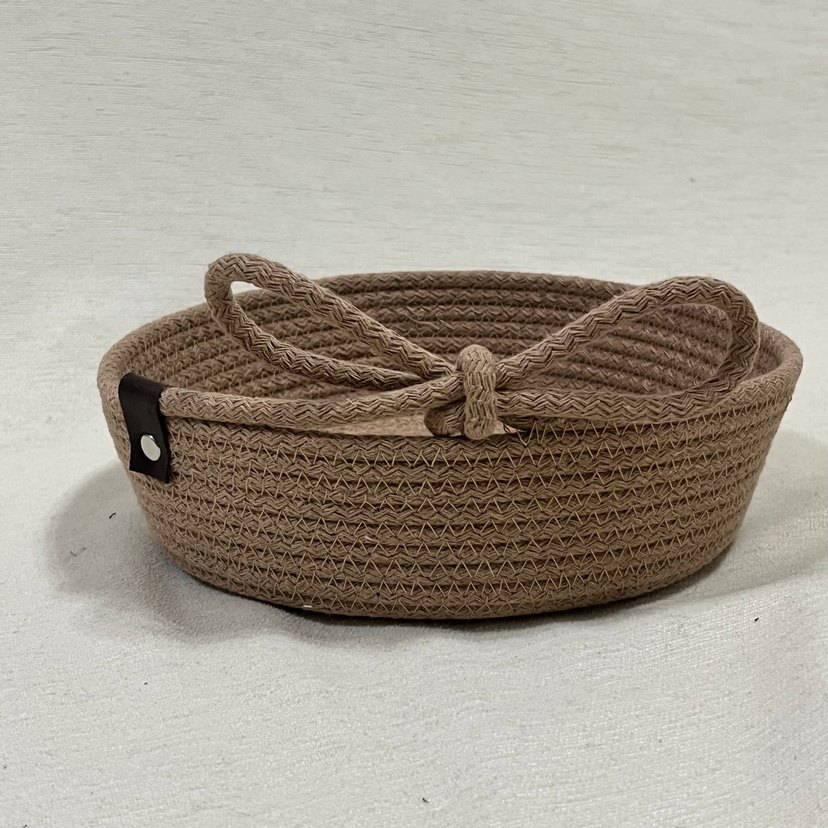 Açık Kahverengi Bohem Sepet - Görsel 3