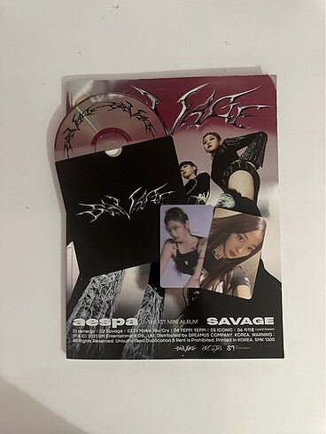 diğer Beden çeşitli Renk Aespa savage album