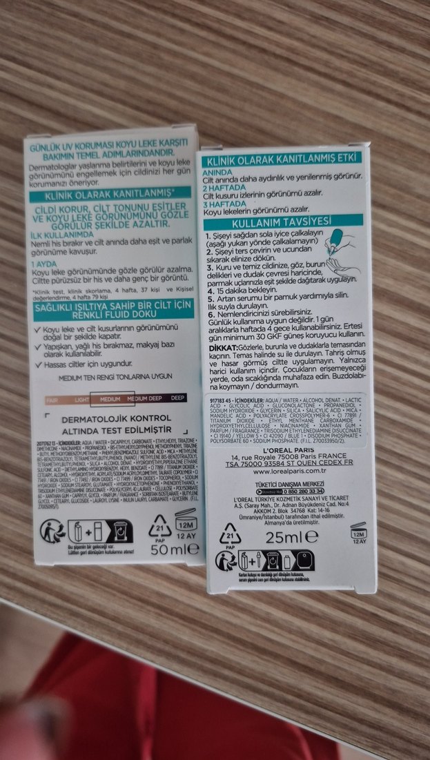 L'Oréal Paris Bright Reveal Serum ve SPF 50 Renkli Güneş Kremi - Görsel 2