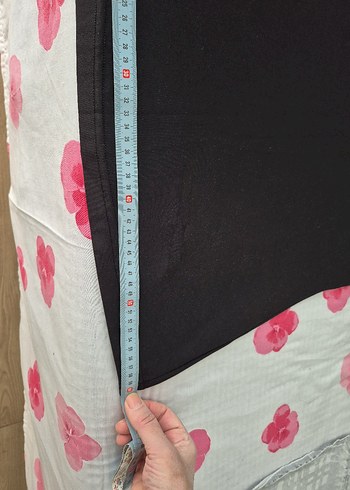 Drapeli Leopar Desenli V Yaka Mini Bluz - Görsel 7