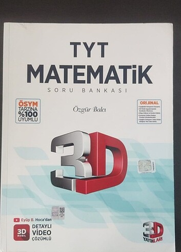 3D yayınları Tyt Soru Bankası Kitapları 5 kitap