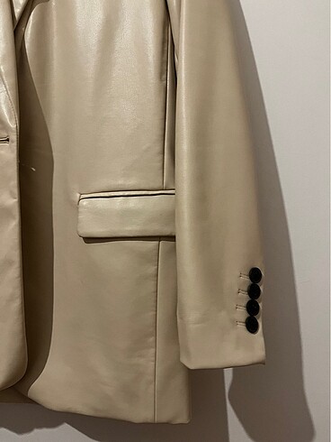 Stradivarius Deri Blazer Ceket