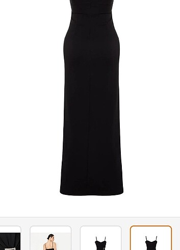 Siyah abiye elbise  - Görsel 5