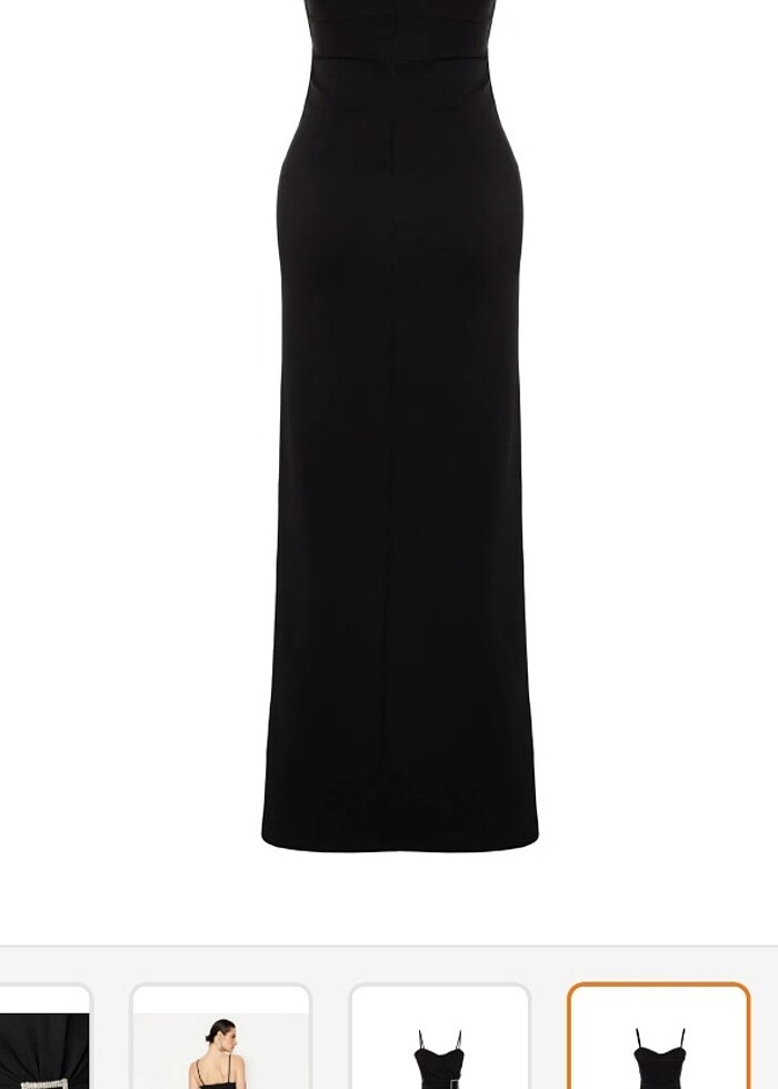 Siyah abiye elbise  - Görsel 5