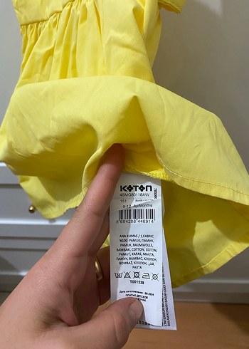 Koton kız bebek elbise - Görsel 2