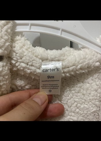 Carters içi tüylü mont / hırka - Görsel 3