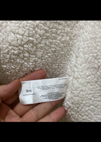 Carters içi tüylü mont / hırka - Görsel 4