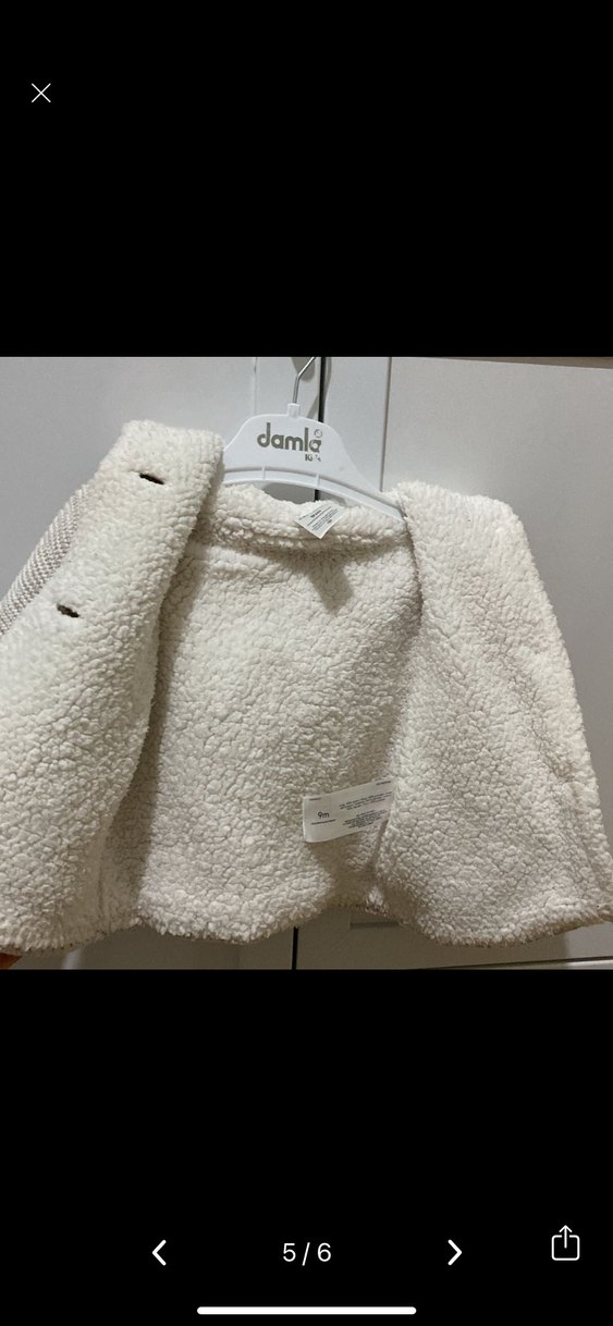 Carters içi tüylü mont / hırka - Görsel 5