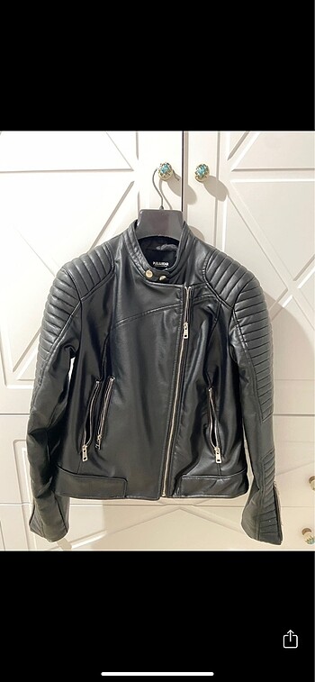 Pull and bear deri ceket