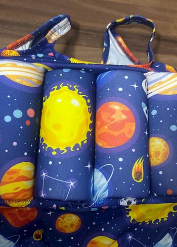 Renkli Uzay Desenli Çocuk Yüzme Yardımcısı - Görsel 2