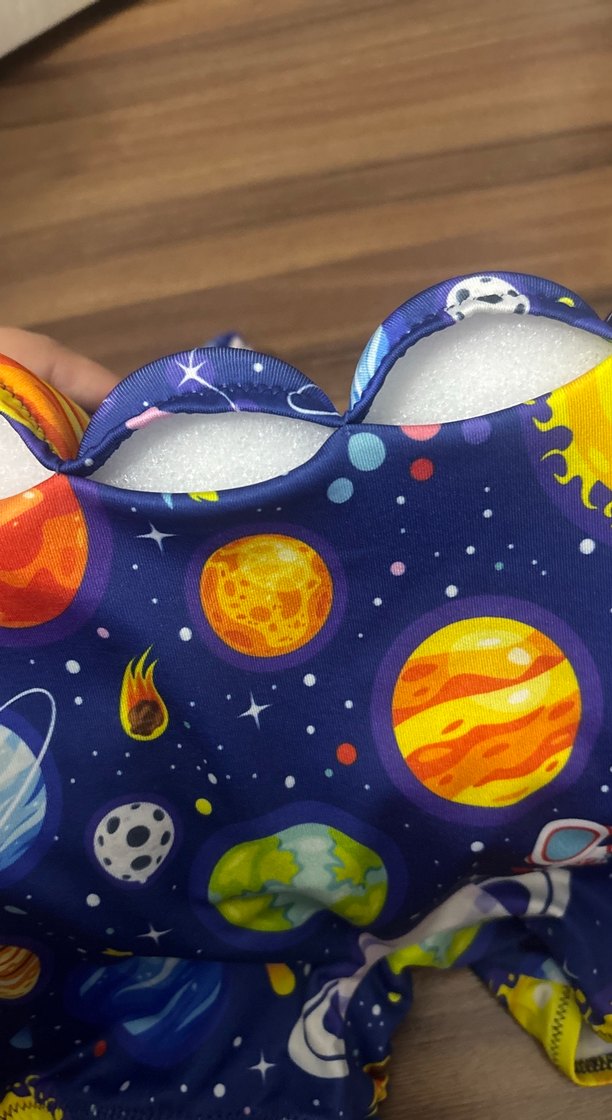 Renkli Uzay Desenli Çocuk Yüzme Yardımcısı - Görsel 4