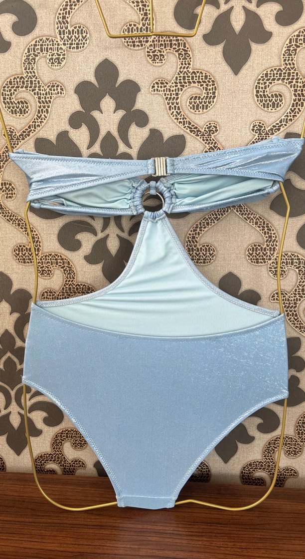 Bohem Mavi Mini Askılı Mayo - Görsel 4