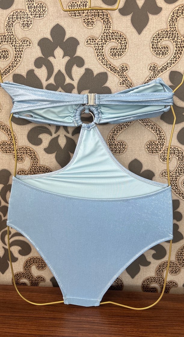 Bohem Mavi Mini Askılı Mayo - Görsel 3