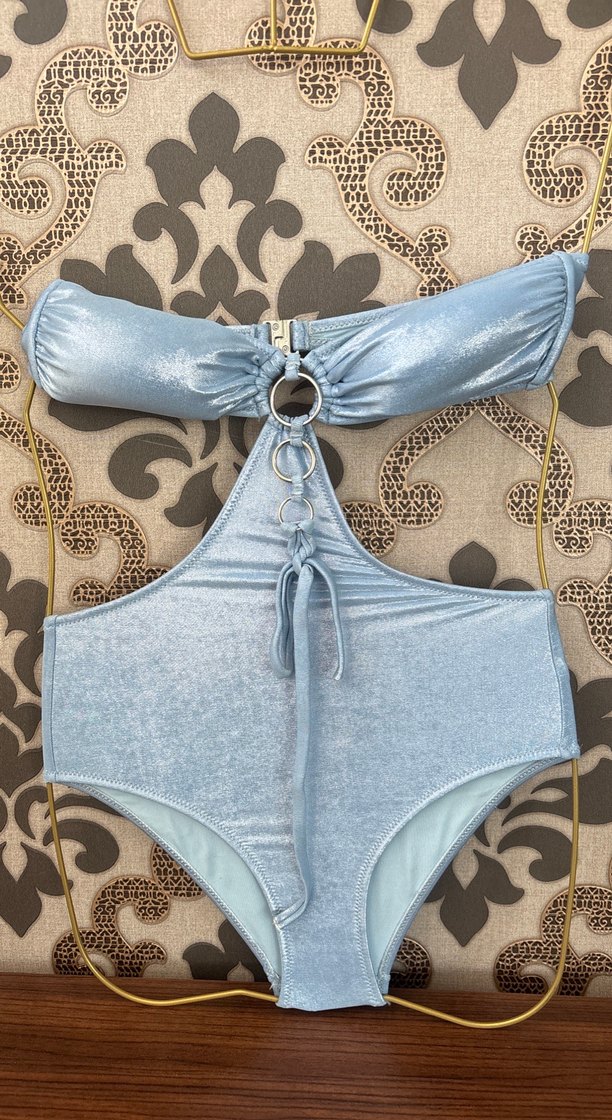 Bohem Mavi Mini Askılı Mayo - Görsel 2