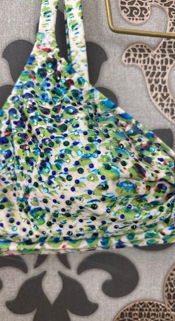 Bohem Çok Renkli Yılan Desenli Bikini - Görsel 3