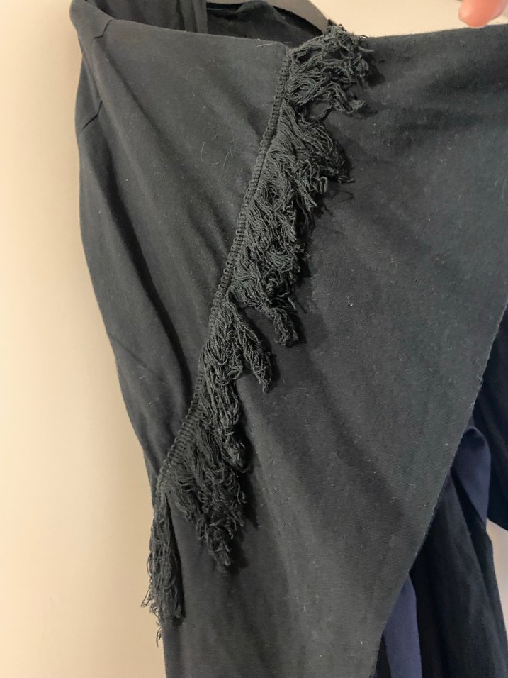 TRENDYOL SİYAH PÜSKÜLLÜ KİMONO - Görsel 3